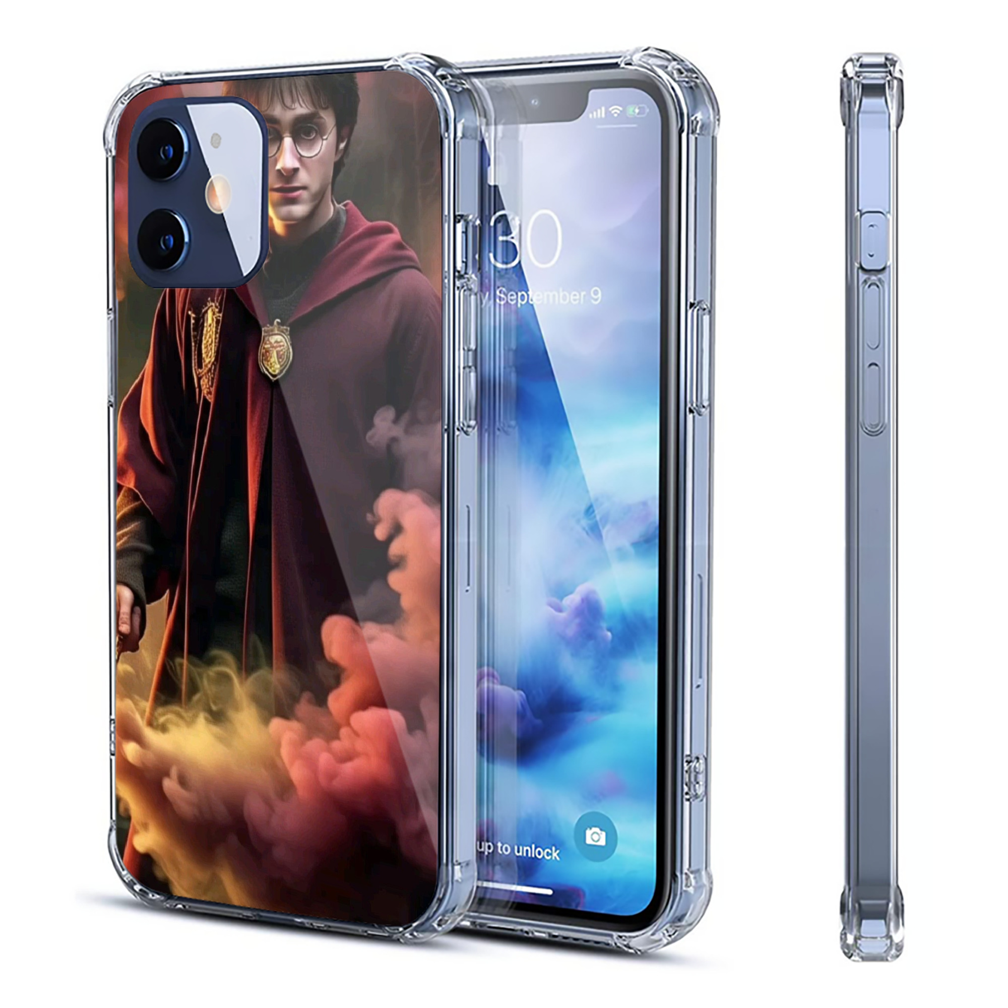 （画像用） Harry Potter ハリー・ポッターシリーズ 【iPhone 12シリーズ対応】透明スマホケース（クリアソフトケース）
